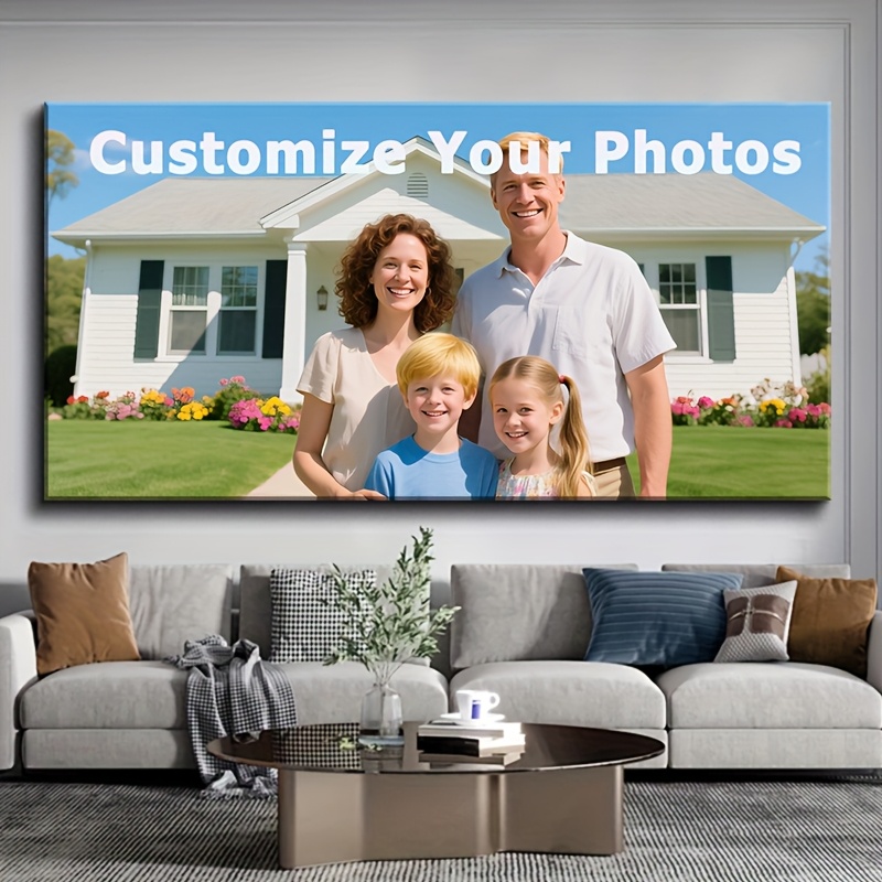 Pet Portrait Custom - 1pc Personalized Custom Photo Canvas Print