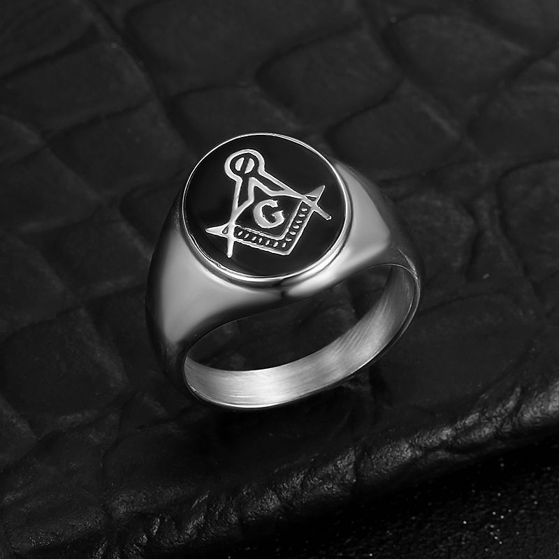 Men Vintage 316L Stainless Ste - Initial Ring Custom recensie en prijs