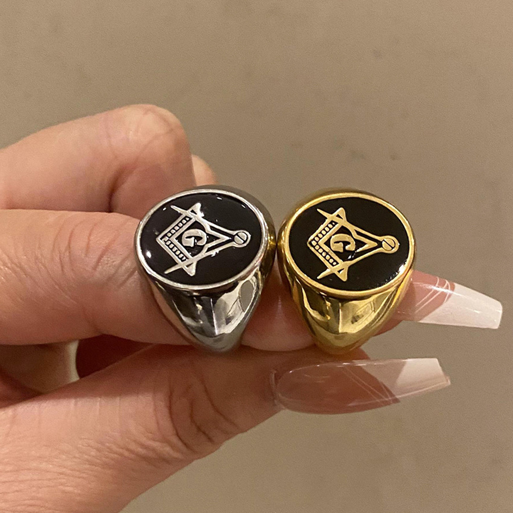 Men Vintage 316L Stainless Ste - Initial Ring Custom recensie en prijs