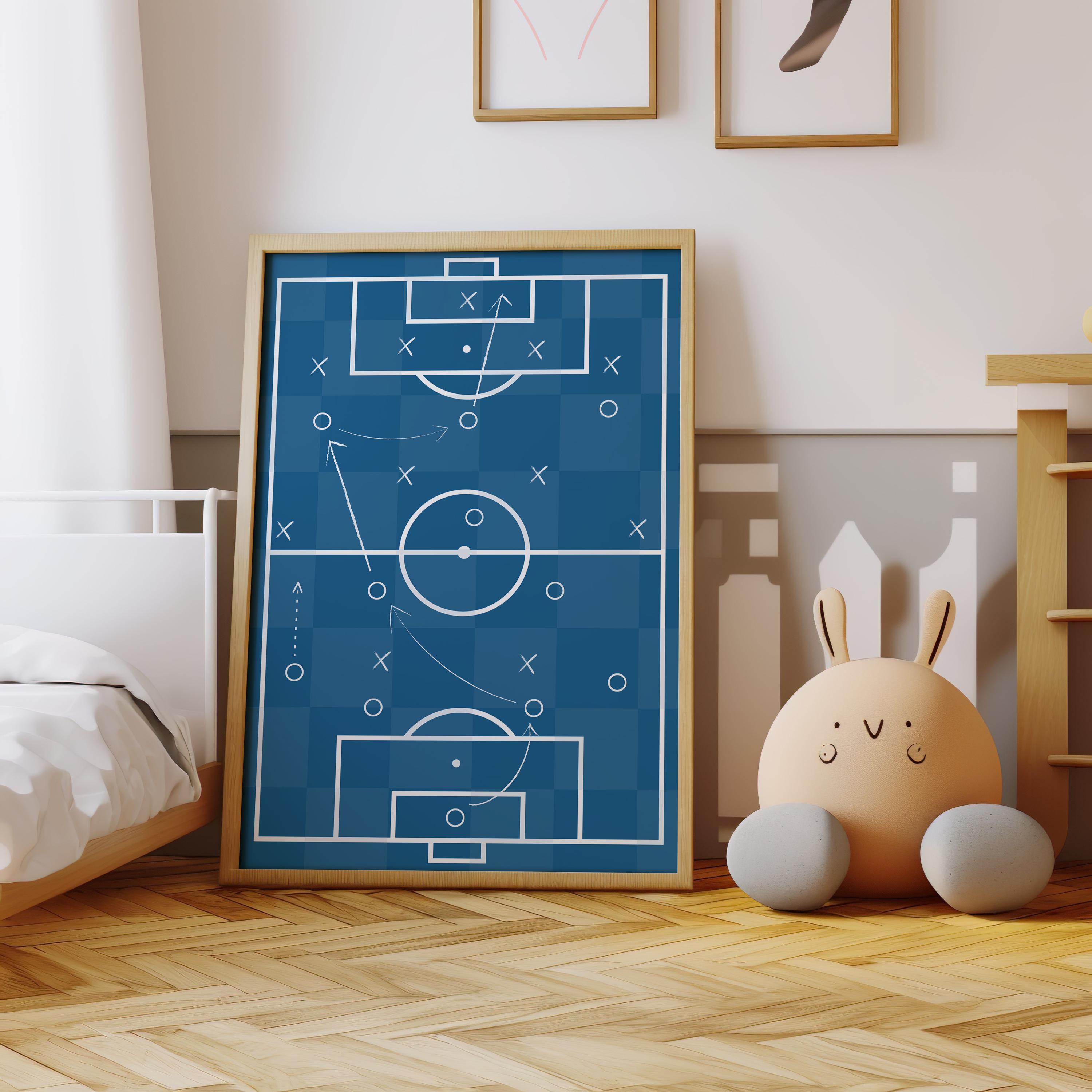 Custom Soccer Wall Art Set Aff - Personalized Name Box recensie en prijs
