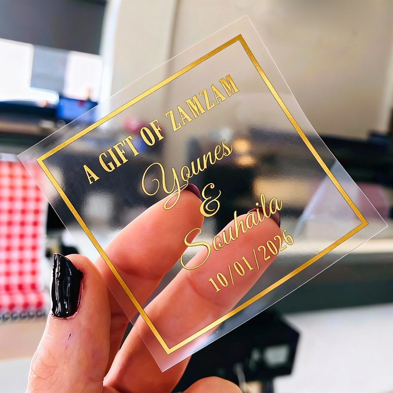 50PCS Square Personalized Wedd - Personalised Candle Label recensie en prijs