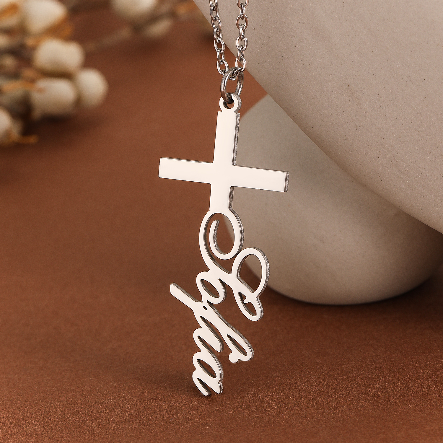 1pc Personalized Easter Gift S - Name Necklace Custom recensie en prijs