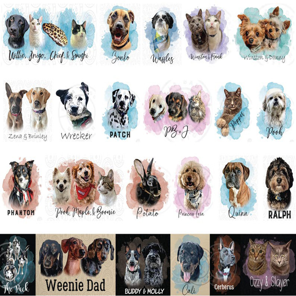 Personalized Custom Pet Portra - Pet Portrait Custom recensie en prijs