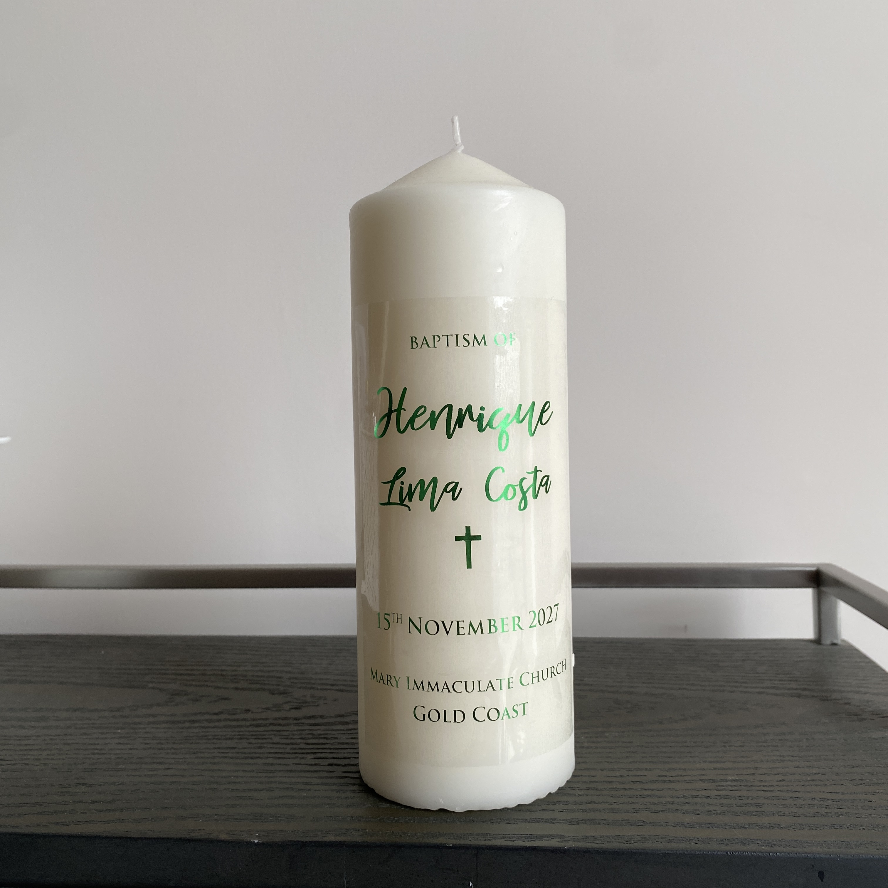 1 Personalized Wedding Candle  - Personalised Candle Label recensie en prijs