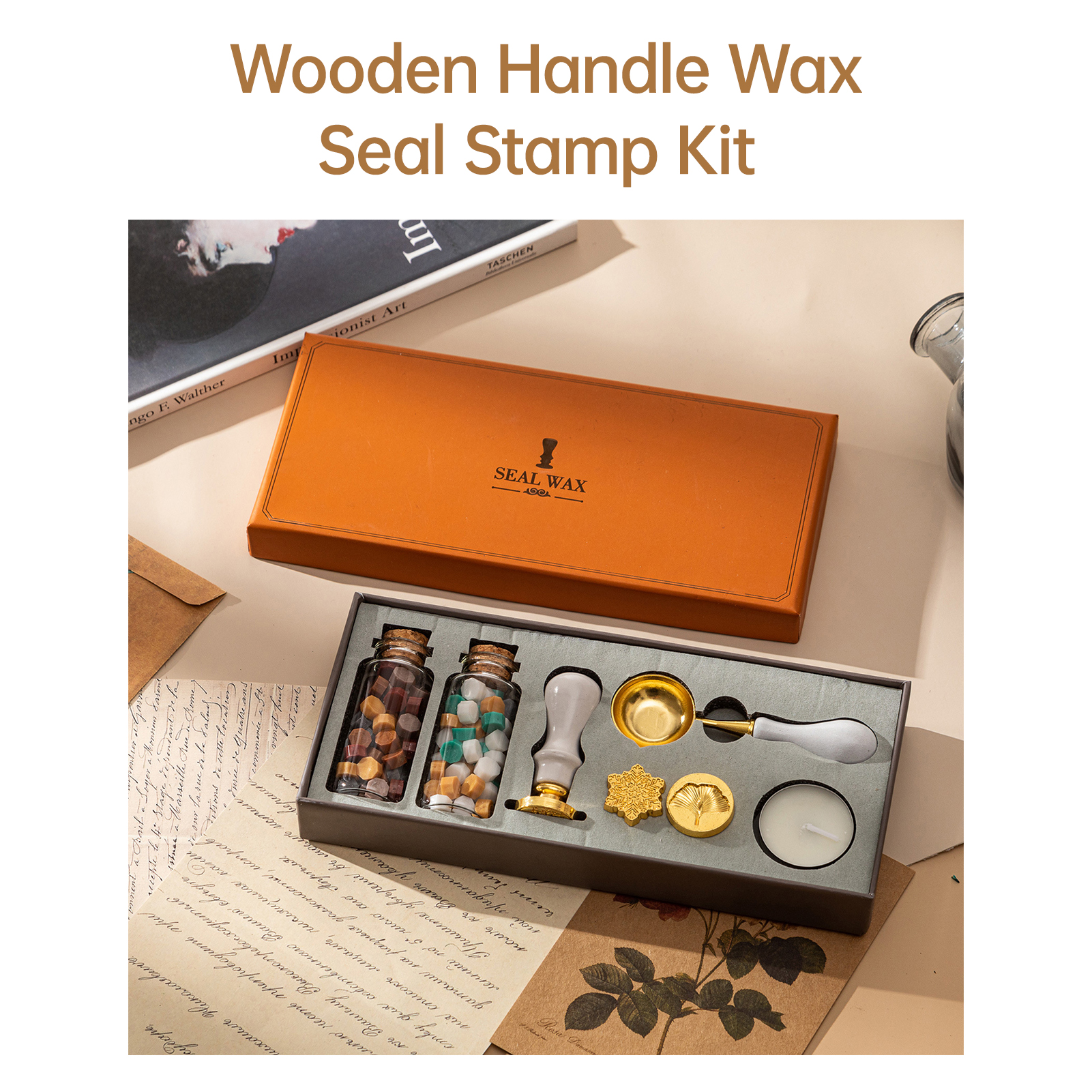 【HOT】Wax Seal Stamp Kit with 3 - Wax Seal Letter Kit recensie en prijs