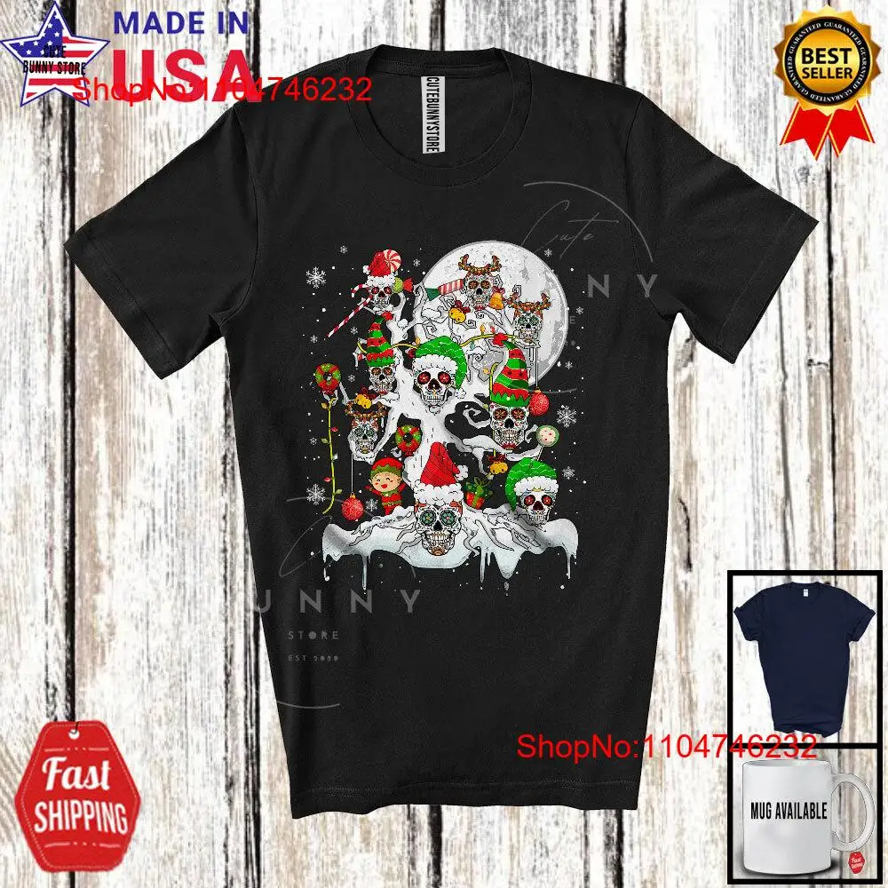 Santa ELF Sugar Skull On X mas - Family Tree Print recensie en prijs