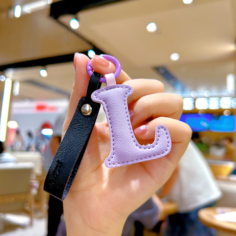 Creative PU Leather 26 Letter  - Monogram Keychain Leather recensie en prijs