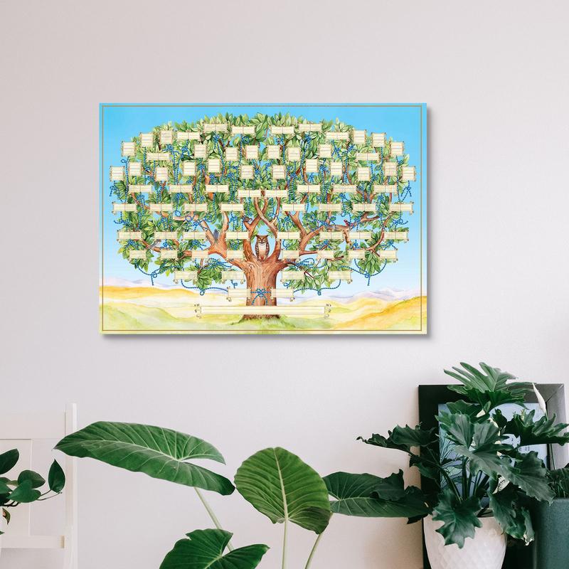 Fillable Family Tree Chart 6 G - Family Tree Print recensie en prijs