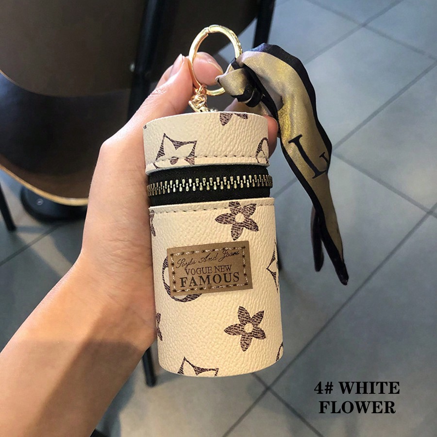 1pc Monogram Print Lipstick Ho - Monogram Keychain Leather recensie en prijs