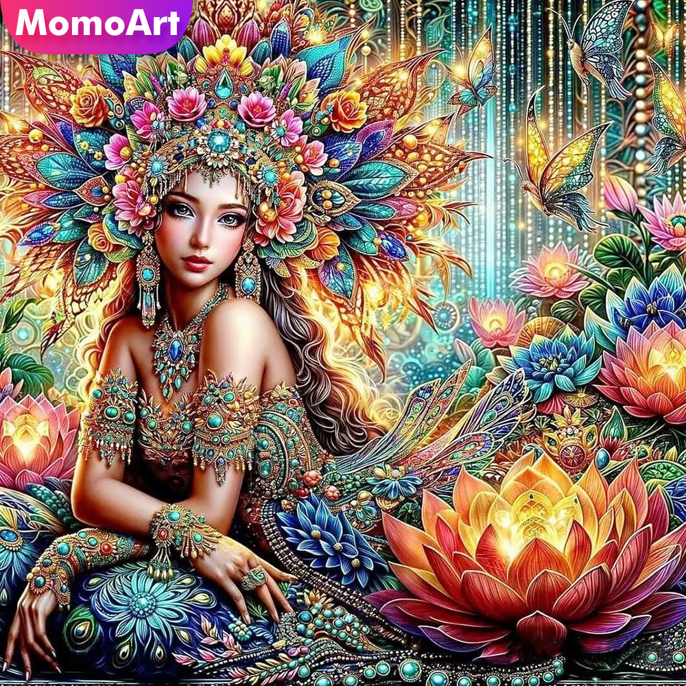 Momoart Diamond Mosaic Woman R - Photo Mosaic Print recensie en prijs