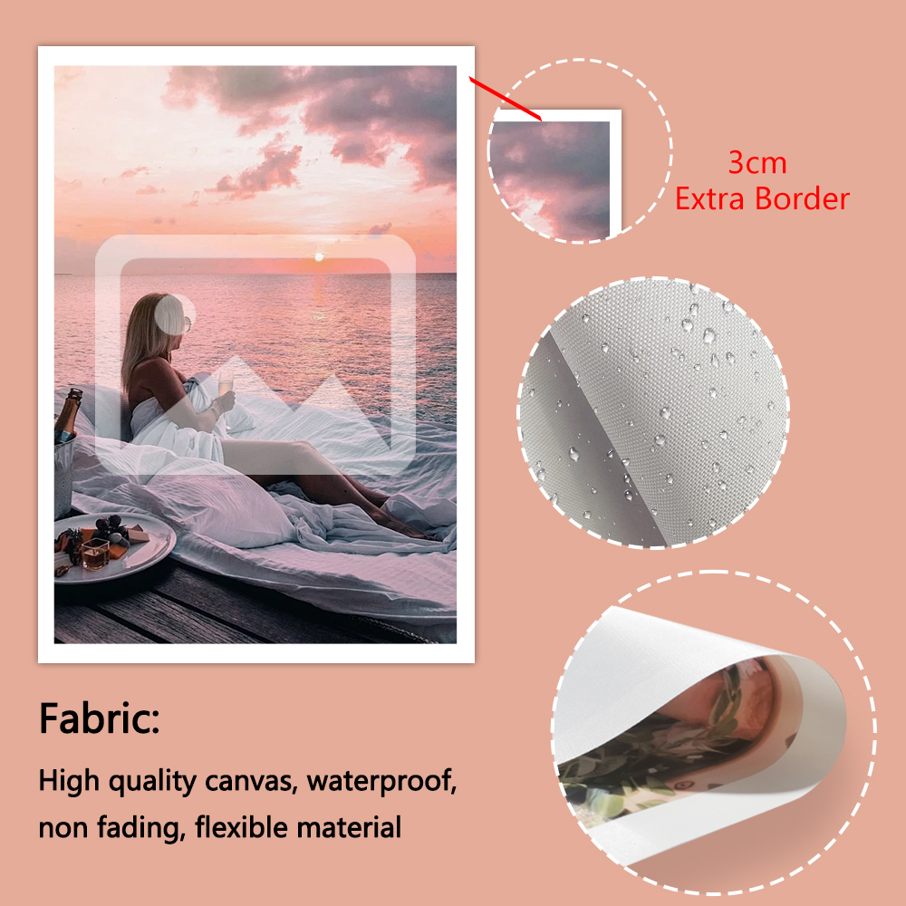 1 Pc Customized Photos on Canv - Engraved Wood Frame recensie en prijs