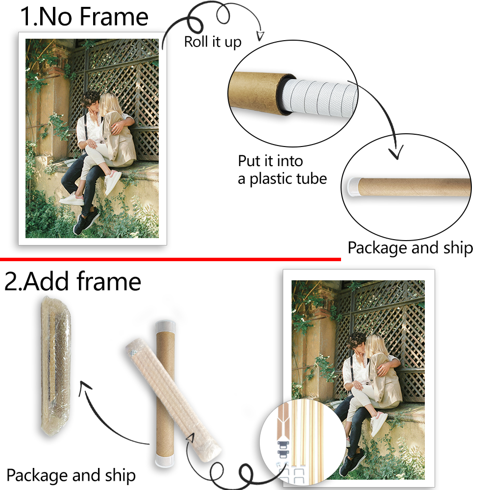 1 Pc Customized Photos on Canv - Engraved Wood Frame recensie en prijs