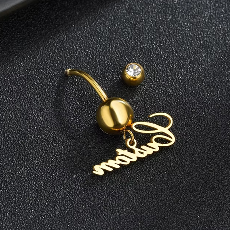 Letdiffery Custom Name Belly B - Initial Ring Custom recensie en prijs