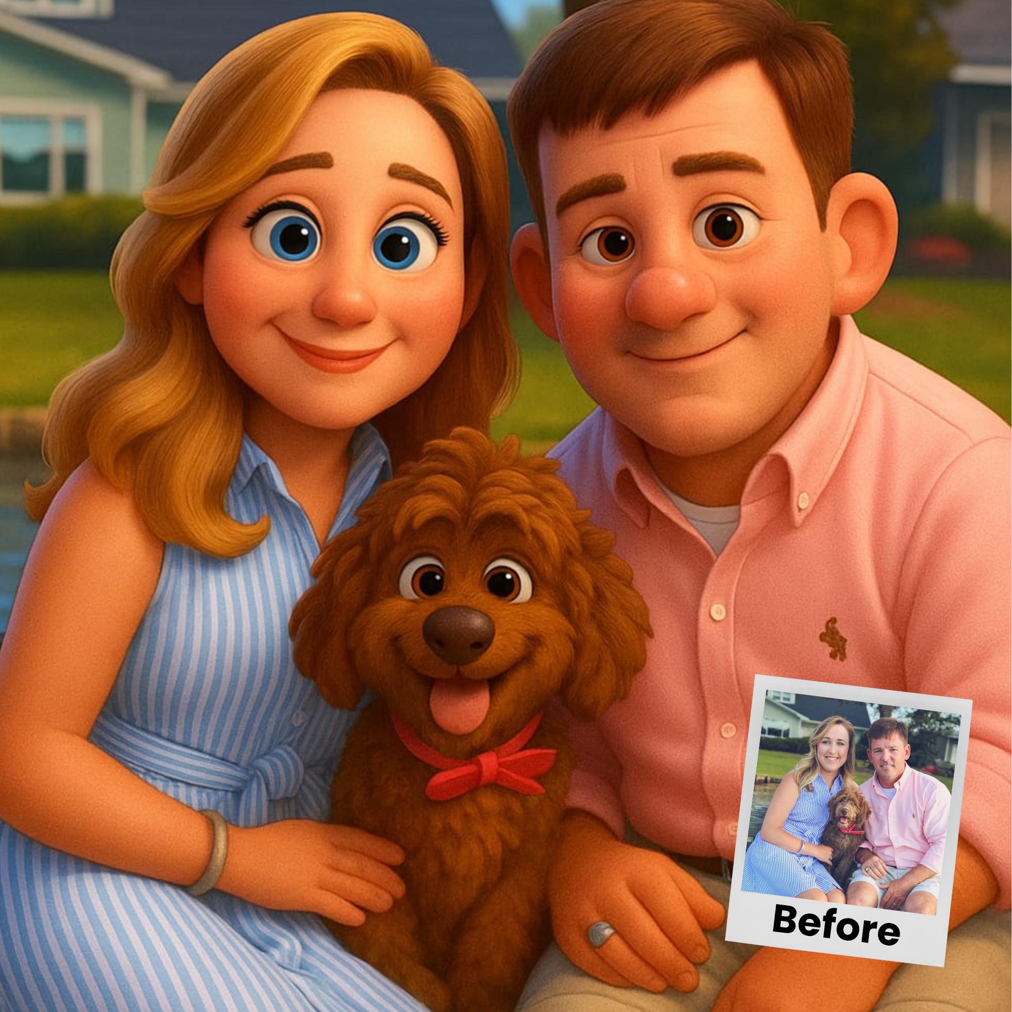 Customizable Cartoon Portrait  - Pet Portrait Custom recensie en prijs
