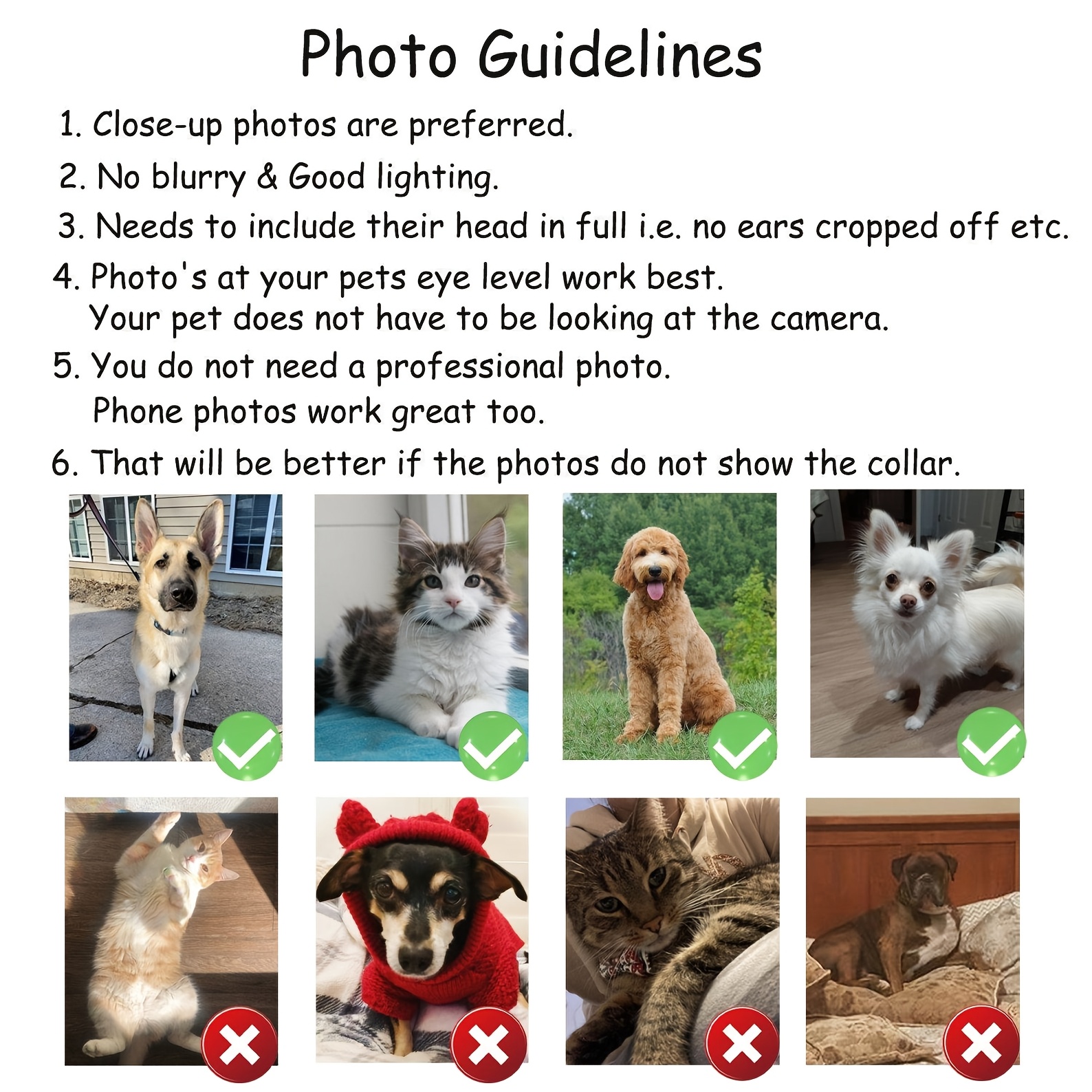 1PC 2D Flat Metal Tin Sign Cus - Pet Portrait Custom recensie en prijs