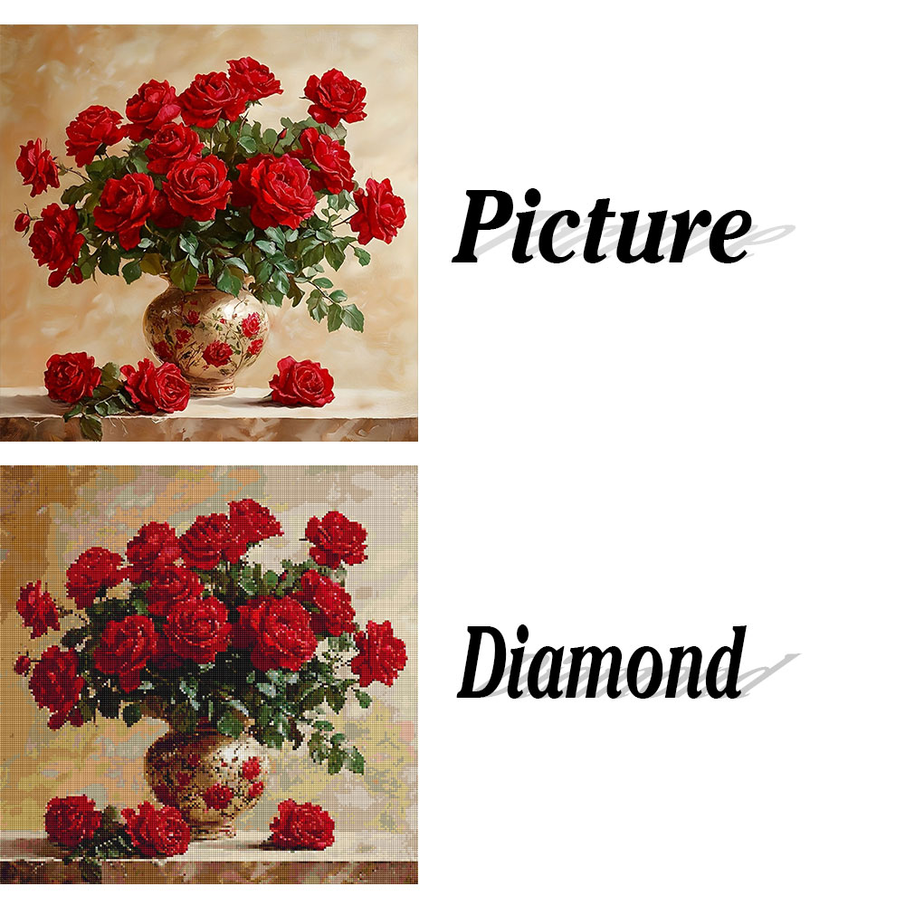 Rose Diamond Painting Full Squ - Photo Mosaic Print recensie en prijs