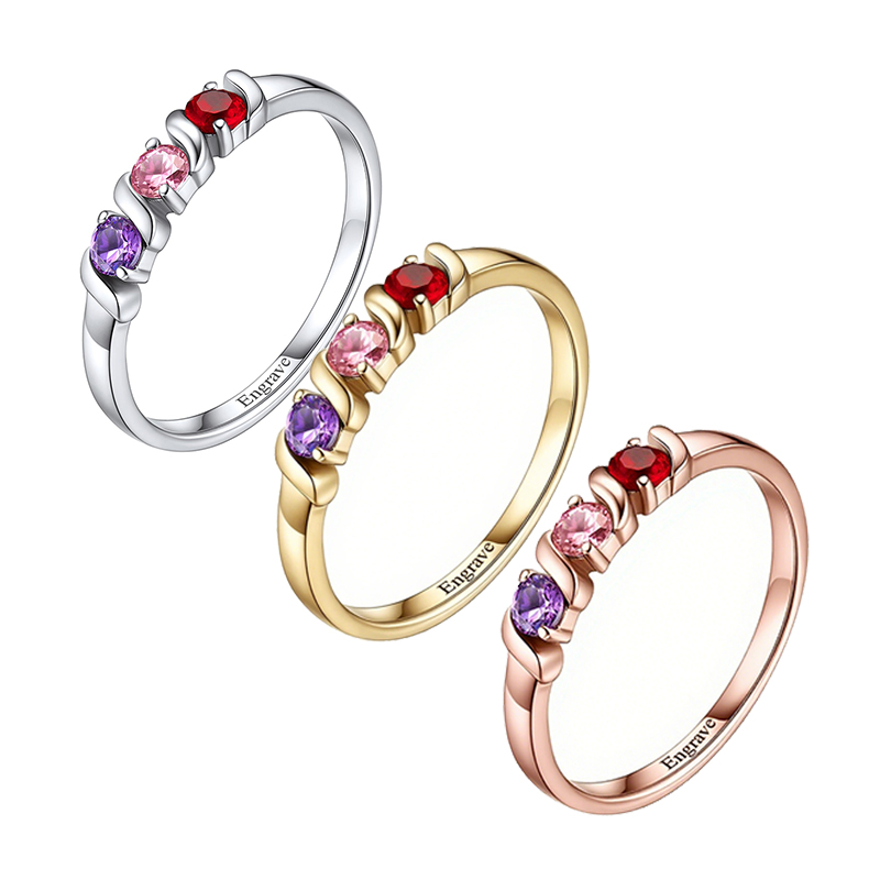 Personalized Names Ring with 1 - Initial Ring Custom recensie en prijs