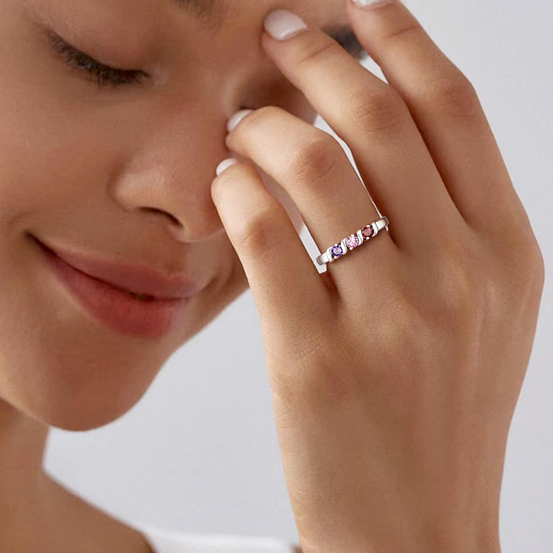 Personalized Names Ring with 1 - Initial Ring Custom recensie en prijs