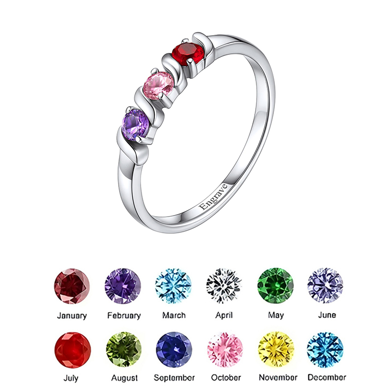 Personalized Names Ring with 1 - Initial Ring Custom recensie en prijs