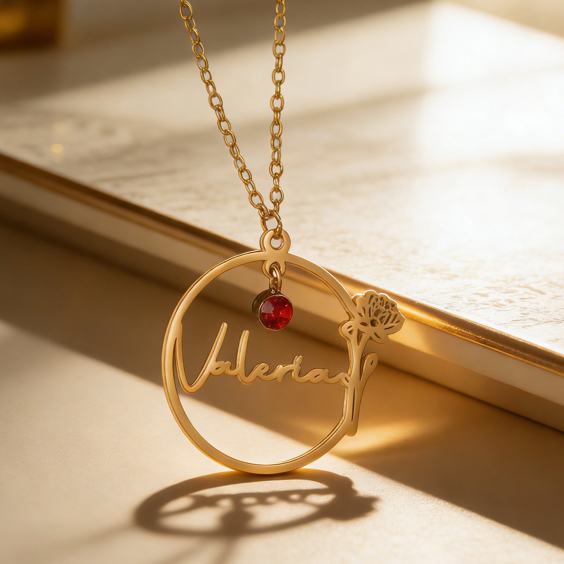 Haiyufly Custom Name Necklace  - Birth Flower Necklace recensie en prijs