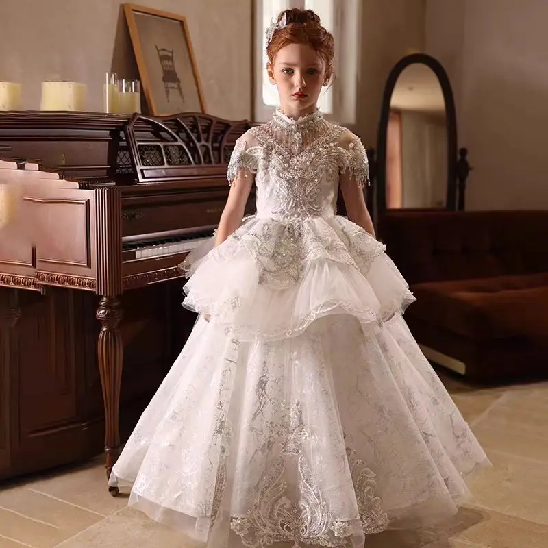 Custom Flower Girl Dress Weddi - Birth Flower Necklace recensie en prijs