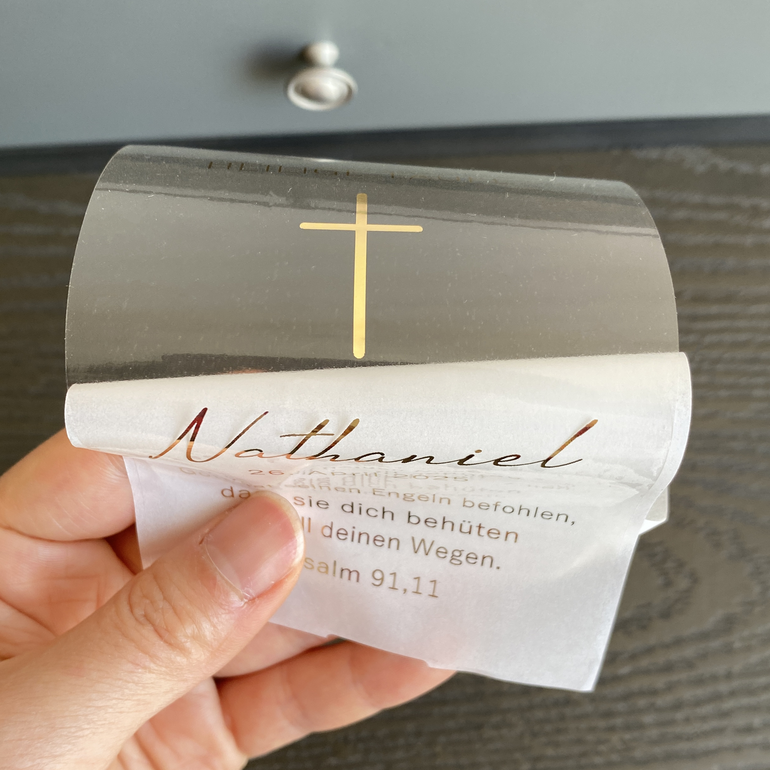 Personalized My Holy Baptism C - Personalised Candle Label recensie en prijs