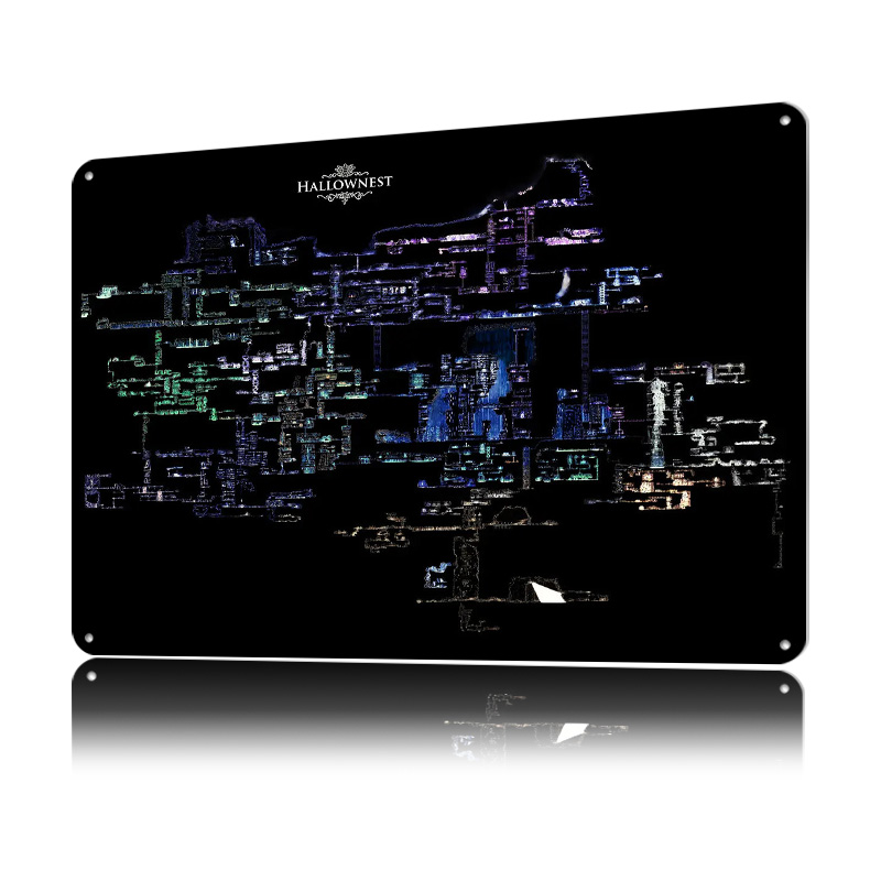 Hollow Knight Hallownest Map L - Custom Map Poster recensie en prijs