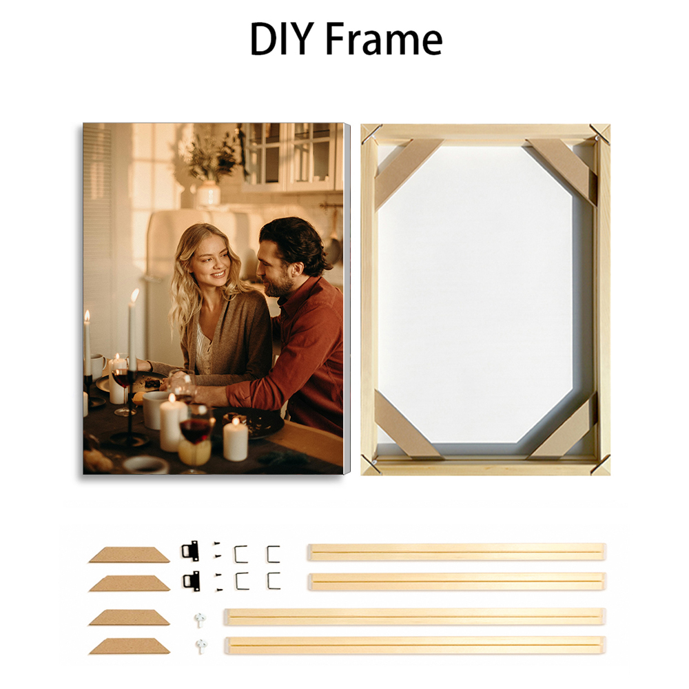 1 Pc Custom Photos with DIY Wo - Engraved Wood Frame recensie en prijs