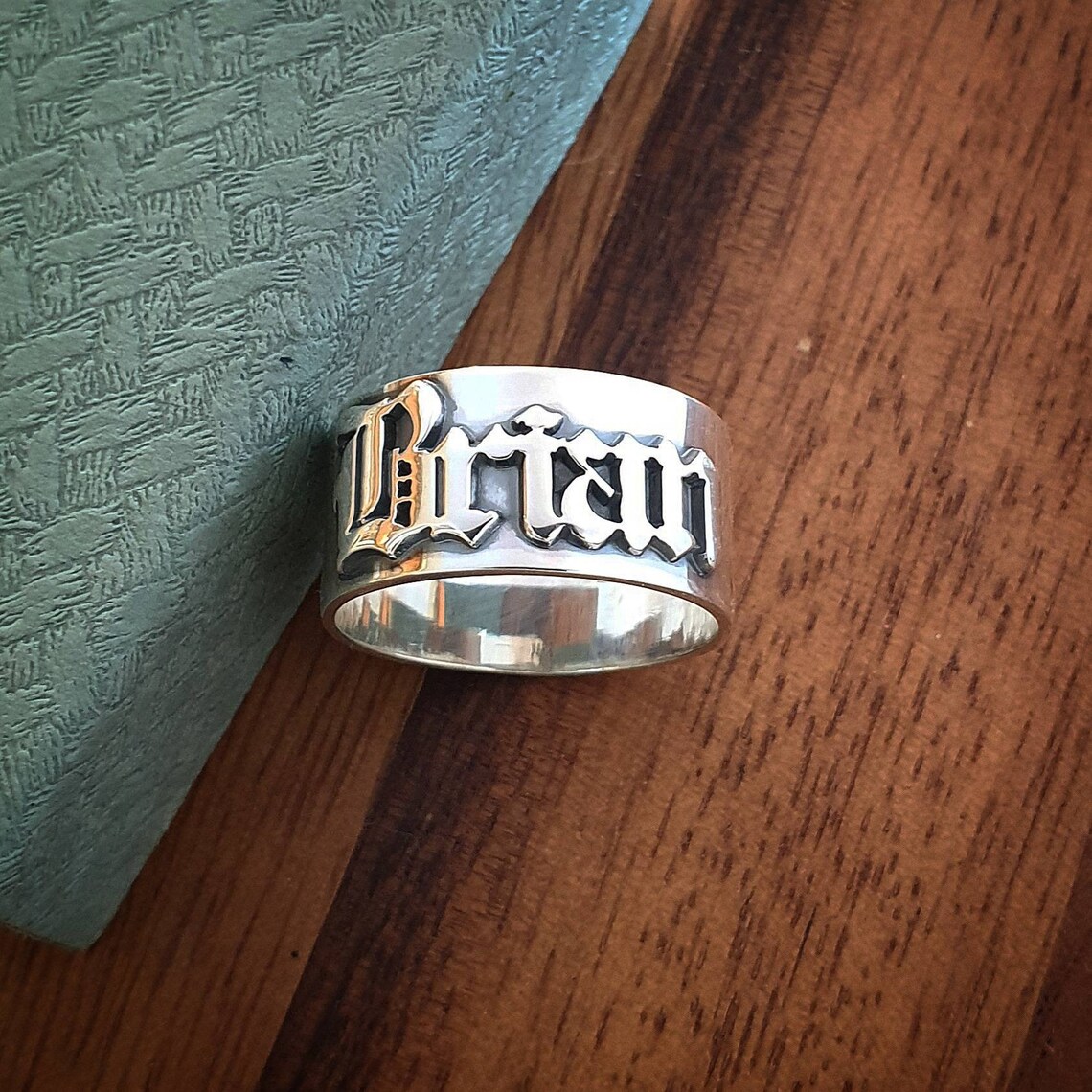 12MM Men' Gothic Rings Persona - Initial Ring Custom recensie en prijs