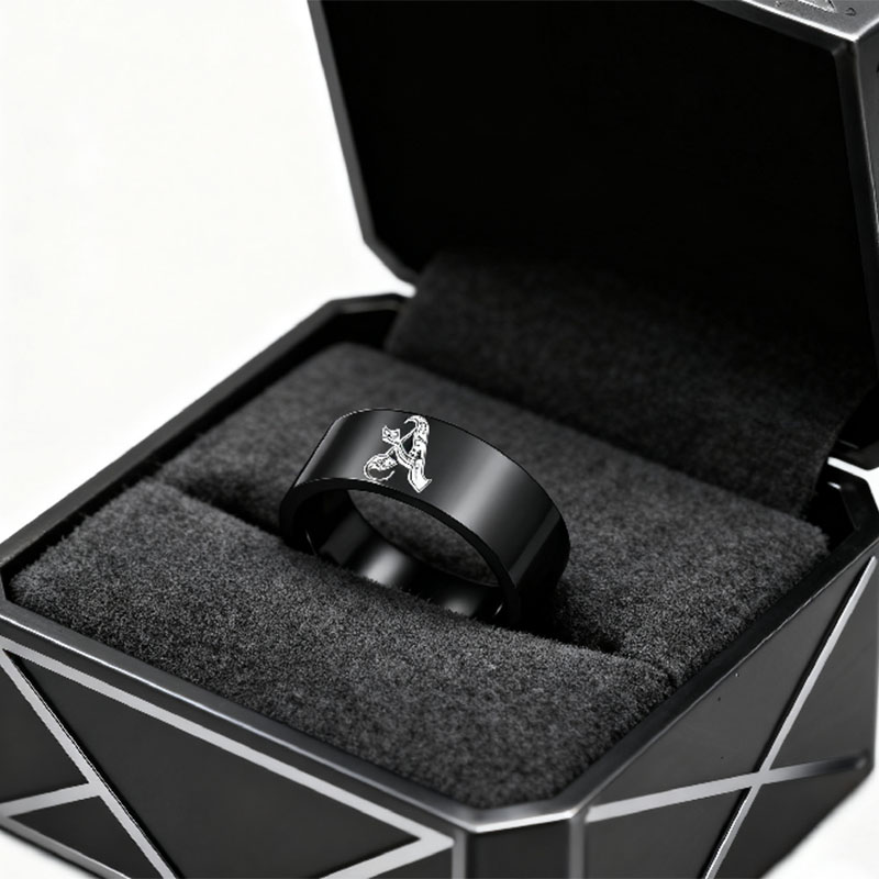 Letdiffery Customized Engraved - Initial Ring Custom recensie en prijs