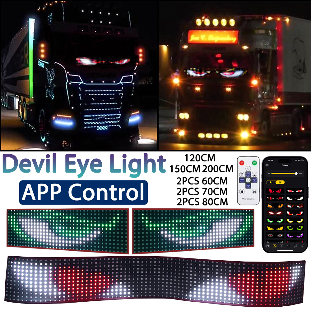 Truck Devil Eyes LED Light APP - Custom Map Poster recensie en prijs