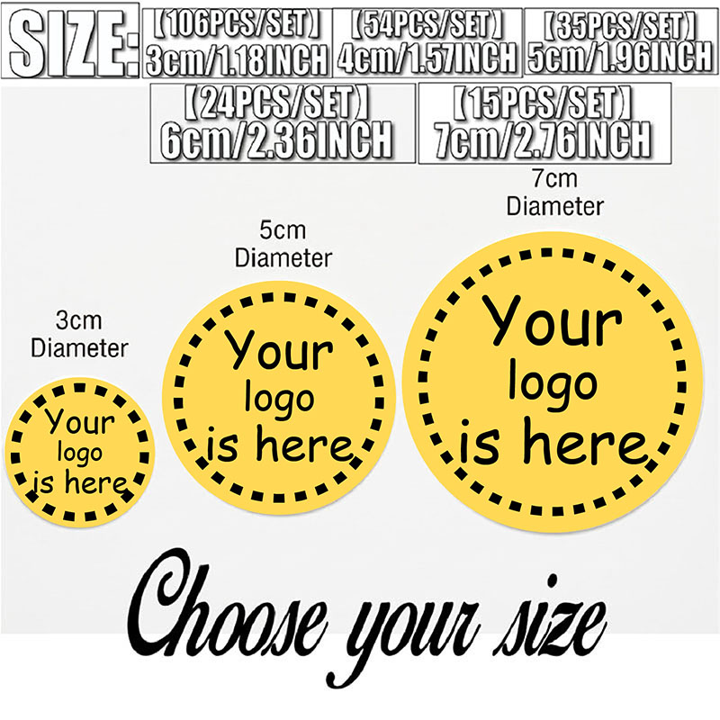 Custom Your Logo Border Round  - Personalized Name Box recensie en prijs