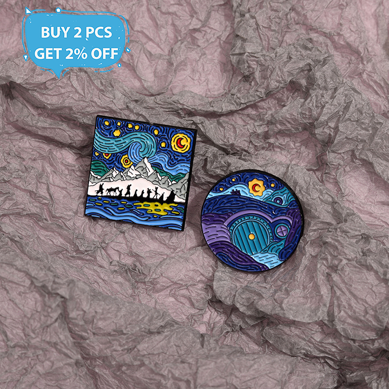 Night Sky Oil Painting Enamel  - Custom Night Sky recensie en prijs