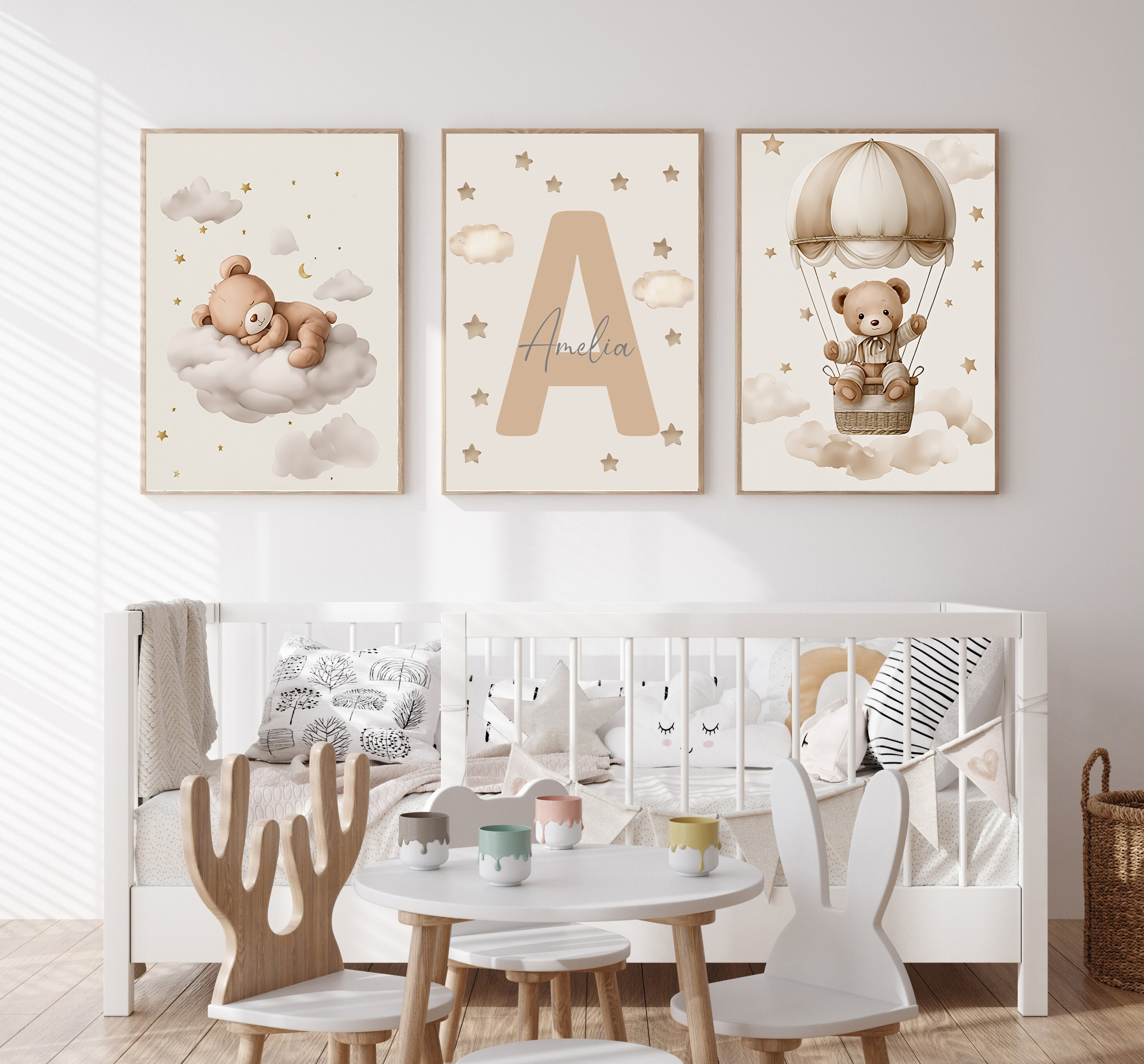 3pcs/set Bohemian Teddy Bear A - Personalized Name Box recensie en prijs